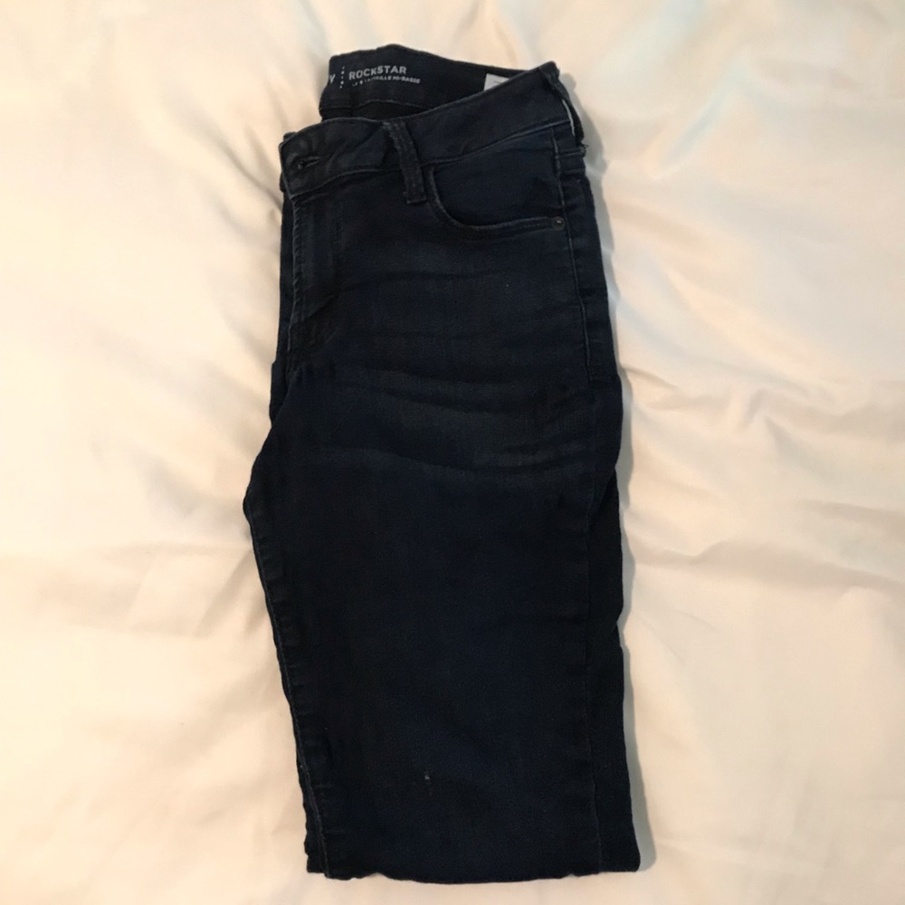 Dark Wash Rockstar Old Navy Jeggings